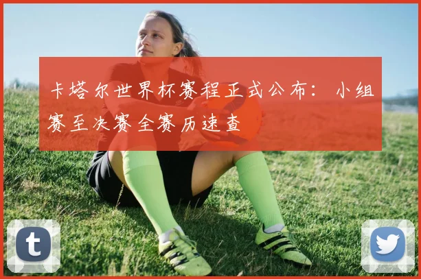 卡塔尔世界杯赛程正式公布：小组赛至决赛全赛历速查